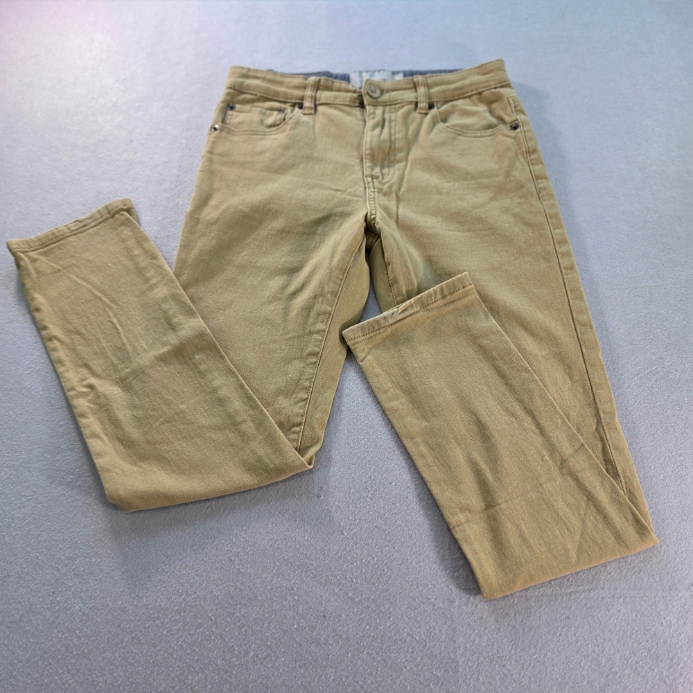 Lucky Brand Kids Khaki Tan Casual Stretch Adjustable Waist Pants Size 12